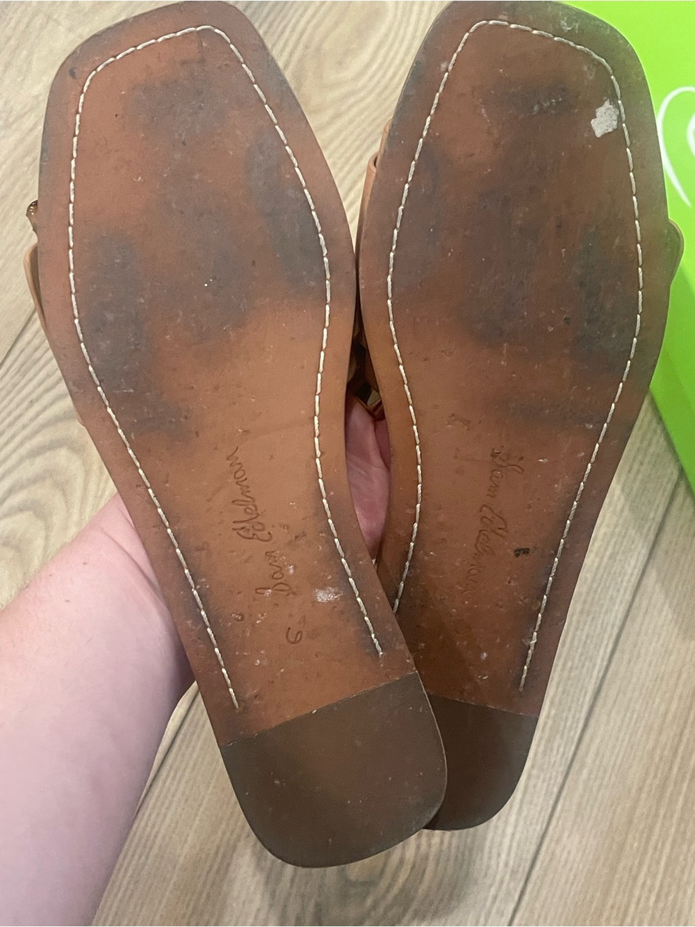 Sam Edelman Inez Cuoio Leather Sandals - Picture 4 of 6